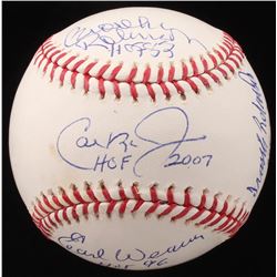 BALTIMORE ORIOLES SIGNED HOF BASEBALL W/ CAL RIPKEN/ FRANK ROBINSON/ EDDIE MURRAY,,,(JSA COA)