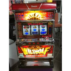 YAMASA WILDWOLF SLOT MACHINE (ACCEPTS TOKENS & COINS)