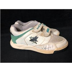 IGOR LARIONOV SIGNED SAN JOSE SHARKS KIDS SHOES