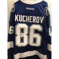 Nikita Kucherov Signed Lightning Jersey