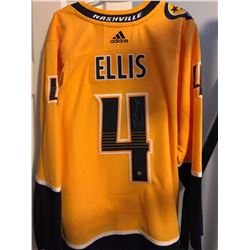 RYAN ELLIS SIGNED PREDATORS JERSEY