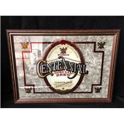 Anheuser Busch 1996 Michelob Centennial Special Brew Bar Back Mirror Framed (RARE)