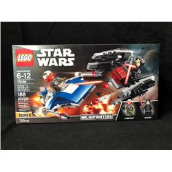 LEGO Star Wars A-Wing vs. TIE Silencer Microfighters 75196