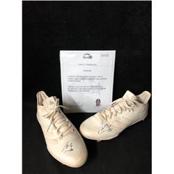 Adeiny Hechavarria Signed Pair of Game-Used Baseball Cleats (Celebz Direct LOA)