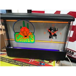 COYOTES BLACK LIGHT CLOCK