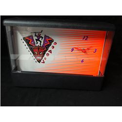 VANCOUVER VOODOO BLACK LIGHT CLOCK