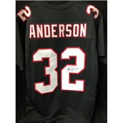 Jamal Anderson Signed Falcons Jersey (JSA COA)