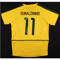 Ronaldinho Signed Brazil Nike Jersey Inscribed "Rio" (Beckett COA)