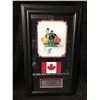 Image 1 : DUFF GIBSON SIGNED (TEAM CANADA-SKELETON 2006 OLYMPICS GOLD) 14" X 28"