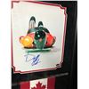 Image 3 : DUFF GIBSON SIGNED (TEAM CANADA-SKELETON 2006 OLYMPICS GOLD) 14" X 28"