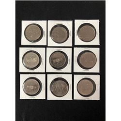 1960-70'S CANADIAN DOLLAR COIN LOT