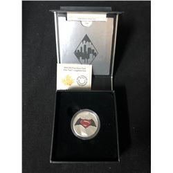 2016 $10 FINE SILVER COIN BATMAN V SUPERMAN: DAWN OF JUSTICE™ - LOGO