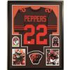 Image 1 : Jabrill Peppers Signed Cleveland Browns 34x42 Custom Framed Jersey (JSA COA)
