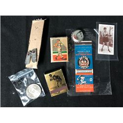 VINTAGE SPORTS COLLECTIBLES LOT
