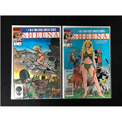 SHEENA #1/ #2 COMIC BOOK LOT (MARVEL COMICS)