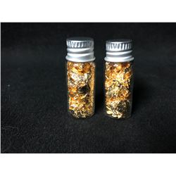 24KT GOLD LEAF VIALS LOT