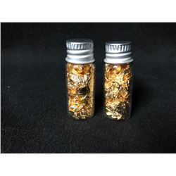 24KT GOLD LEAF VIALS LOT