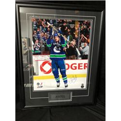 DANIEL SEDIN SIGNED 22 X 30 FRAMED PHOTO (GAMEDAY COA)