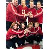 Image 3 : VANCOUVER 2010 TEAM CANADA CURLING SIGNED 22" X 30" FRAMED PHOTO W/ KEVIN MARTIN/ CHERYL BERNARD...