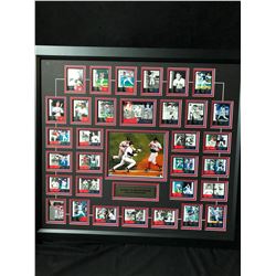 YANKEES VS. RED SOX RIVALRY 2004 ALCS TURNING POINT BASEBALL CARDS 36 X 32 FRAMED DISPLAY