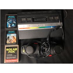 ATARI VIDEO GAME SYSTEM W/ GAMES & CONTROLLERS