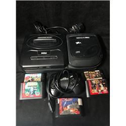SEGA GENESIS VIDEO GAME SYSTEM W/ GAMES & CONTROLLER