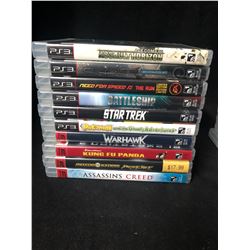 PS3 VIDEO GAME LOT