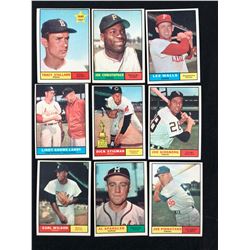 1961 TOPPS BASEBALL CARD LOT