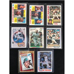 REGGIE JACKSON BASEBALL CARD LOT