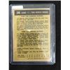 Image 2 : 1961 TOPPS BASEBALL~#306~THE 1960 WORLD SERIES ~VIRDON SAVES GAME ONE