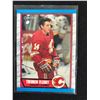 Image 1 : 1989 O-PEE-CHEE #232 THEO FLEURY AUTOGRAPHED ROOKIE CARD