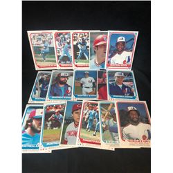 MONTREAL EXPOS/ TORONTO BLUE JAYS O-PEE-CHEE POSTER INSERTS