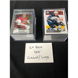 2 X HOCKEY CARD BASE SETS (PARKHURST/ SYNERGY)