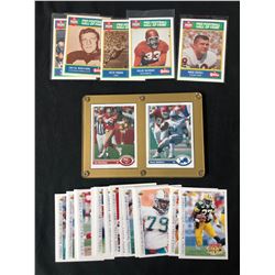 FOOTBALL TRADING CARDS LOT (VARIOUS YEARS)