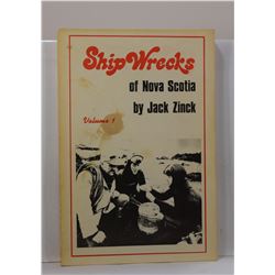 Zinck: Shipwrecks of Nova Scotia: Volume 1