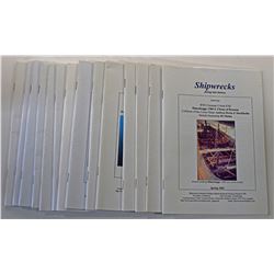 Shipwrecks: Diving Into History Magazine 2002 through 2005 Issues