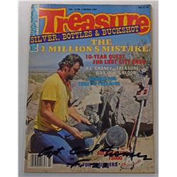 Treasure Magazine March 1987 Issue Signed by Carl Fismer