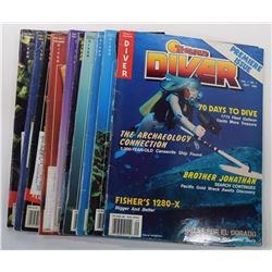 Treasure Diver Magazine 1989 through 1993 Issues