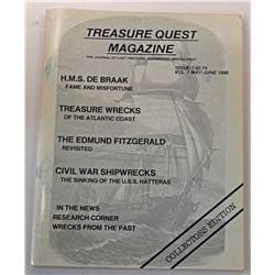 Treasure Quest Magazine 1990 through 1998 Issues including Issue Number 1