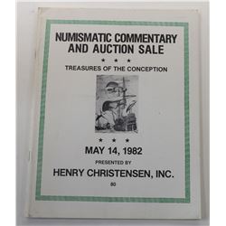 Henry Christensen, Inc. NUMISMATIC COMMENTARY AND AUCTION SALE - TREASURES OF THE CONCEPCION