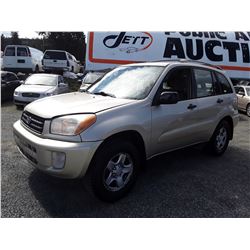 M3 --  2002 TOYOTA RAV 4 , Brown , 327227  KM's