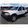 Image 1 : E3 --  2003 FORD ESCAPE , White , 321883  KM's