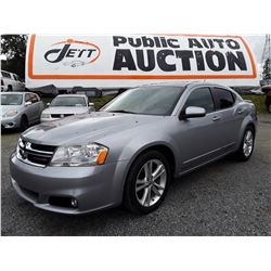 B5 --  2013 DODGE AVENGER SXT SEDAN , Grey , 177810  KM's
