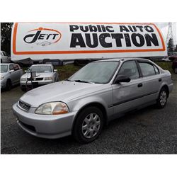 A1 --  1996 HONDA CIVIC EX , Grey , 222989  KM's "No Reserve"