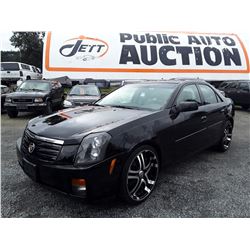 B6B --  2005 CADILLAC CTS HI , Black , 191035  KM's