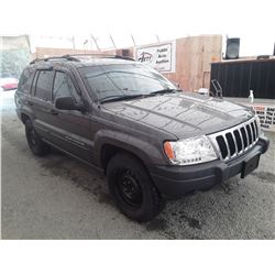 F6 --  2003 JEEP GRAND CHEROKEE , Grey , 208966  KM's