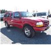 Image 2 : A7 --  2000 FORD RANGER , Red , 233201  KM's
