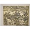 Image 1 : American WWI Poster (in 2 sections), "Help Your C