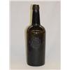 Image 1 : 10 3/4" ENGLISH SEAL BOTTLE - APPLIED SEAL W/ HOR