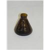 Image 1 : 2 1/4" STODDARD CONE INK OLIVE AMBER W/ PONTIL - 